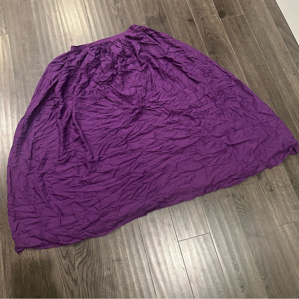 Zara A-Line Skirt in Rich Purple